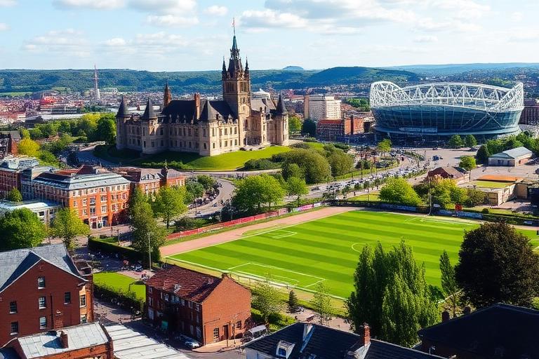 Cardiff city view
